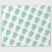 Kawaii Jellyfish Cadeaupapier (Vlak)