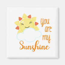 Kawaii Jij bent mijn zon en wolkenmagneet