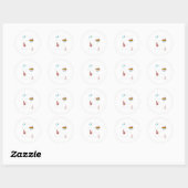 Kawaii K-Pop Ramen Boba Bubble Tea Ronde Sticker (Vel)