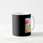 Kawaii Kangaroo Easter Schattig Paaskangoeroe Koffiemok (Voorkant rechts)