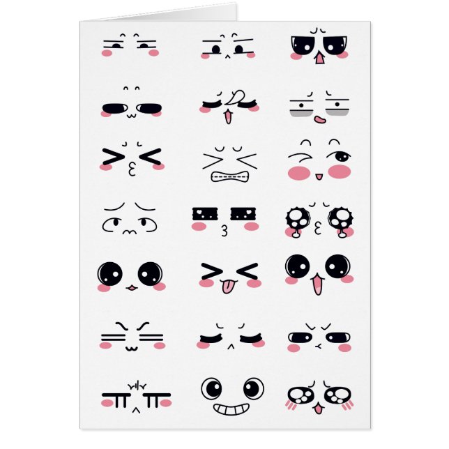 kawaii kaomoji (Voorkant)