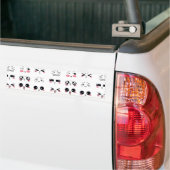 kawaii kaomoji bumpersticker (Op Truck)