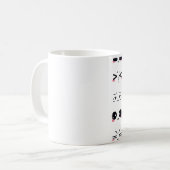 kawaii kaomoji koffiemok (Voorkant links)