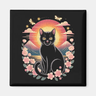 Kawaii kat anime Japanse retro mannen vrouwen kind Magneet