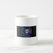 Kawaii Kat Coder Koffiemok | Cute Programmeur Kat (Center)
