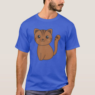 Kawaii Kat Cute Manga Anime Katten jongen T-shirt