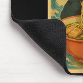 Kawaii kat eet Ramen Noedels Funny Anime Cadeau G Muismat (Hoek)