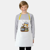 kawaii kat keuken schort (Gedragen)