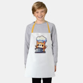 kawaii kat keuken schort (Gedragen)