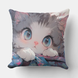Kawaii Kat Kussen