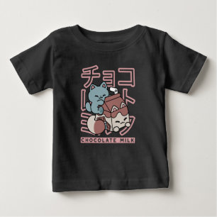 Kawaii Kat met Chocolademelk – Japanse Pop Art
