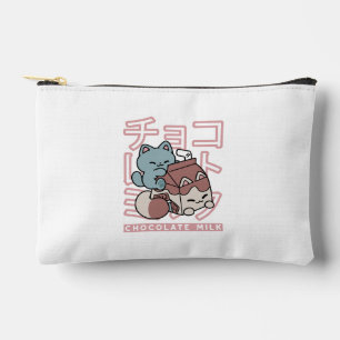 Kawaii Kat met Chocolademelk – Japanse Pop Art Etui