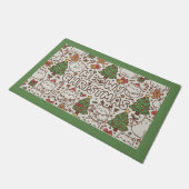 Kawaii Kat Patroon Kerst Welkomstmat Deurmat (Schuin)