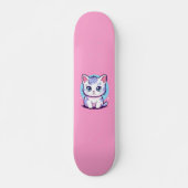 Kawaii Kat Persoonlijk Skateboard (Voorkant)