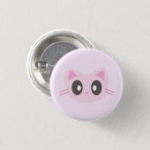 kawaii kat ronde button 3,2 cm (Voorkant /achterkant)