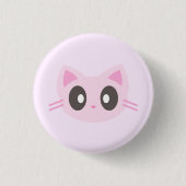 kawaii kat ronde button 3,2 cm (Voorkant)