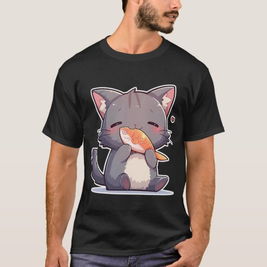 Kawaii kat t-shirt (Voorkant)