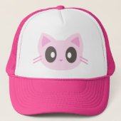 kawaii kat trucker pet (Voorkant)