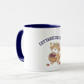Kawaii Kat Tuinierer Summer Bes Mug Mok (Voorkant links)