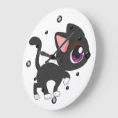 Kawaii Kat Wall Clock Grote Klok (Hoek)