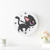 Kawaii Kat Wall Clock Grote Klok (Huis)