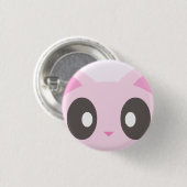 kawaii katje close-up ronde button 3,2 cm (Voorkant /achterkant)