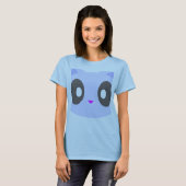 kawaii katje close-up t-shirt (Voorkant volledig)