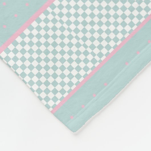 Kawaii katje en regenboog zo schattig fleece deken (Hoek)