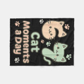 Kawaii Katje Kitten Moeder 6 7 Alpha Gen Sla Six Z Fleece Deken (Voorkant (Horizontaal))