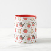 Kawaii Katten & Aardbeien Mok (Midden)