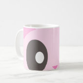 kawaii katten close-up koffiemok (Voorkant links)