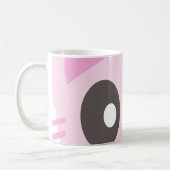kawaii katten close-up koffiemok (Links)