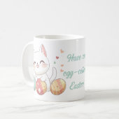 Kawaii Kattenpaas Mok met Eitjes – Kattenliefhebbe (Voorkant links)