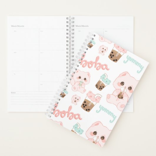 Kawaii kattenplanner planner (Display)