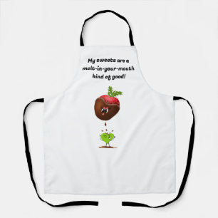 Kawaii Kersen met Chocolade Chef Schort
