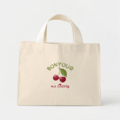 Kawaii-kersillustratie Mini Tote Bag (Voorkant)