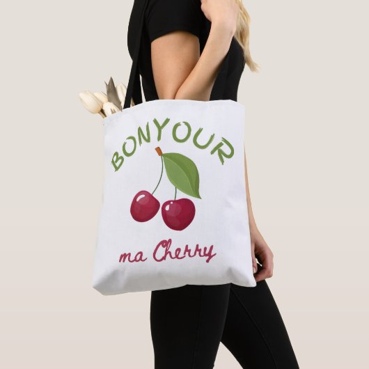Kawaii-kersillustratie Tote Bag (Dichtbij)