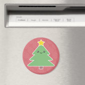 Kawaii kerstboom Magnet (Insitu (Vaatwasser))