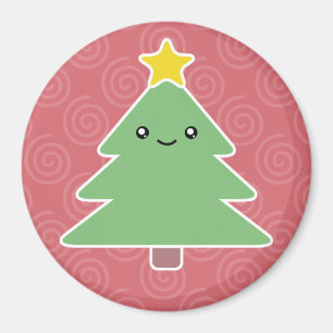 Kawaii kerstboom Magnet