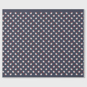 Kawaii kerstkatje cadeaupapier (Vlak)