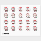 Kawaii Kerstman Sticker (Vel)
