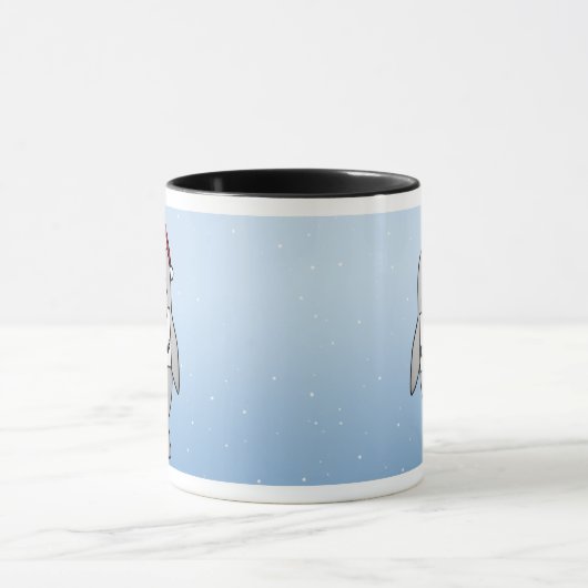 Kawaii kerstmanatee mok (Midden)