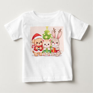 Kawaii Kerstmis Baby Dieren