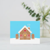 Kawaii-kerstontbijt Briefkaart (Staand voorkant)