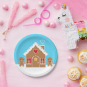 Kawaii-kerstontbijt Papieren Bordje (Feest)