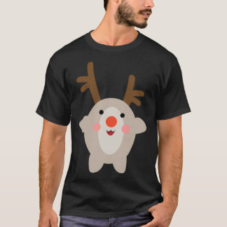 Kawaii Kerstrendier T-shirt