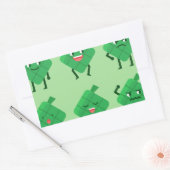 kawaii Ketupat Rechthoekige Sticker (Envelop)