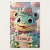 Kawaii Kikker met Slak Planner (Voorkant)