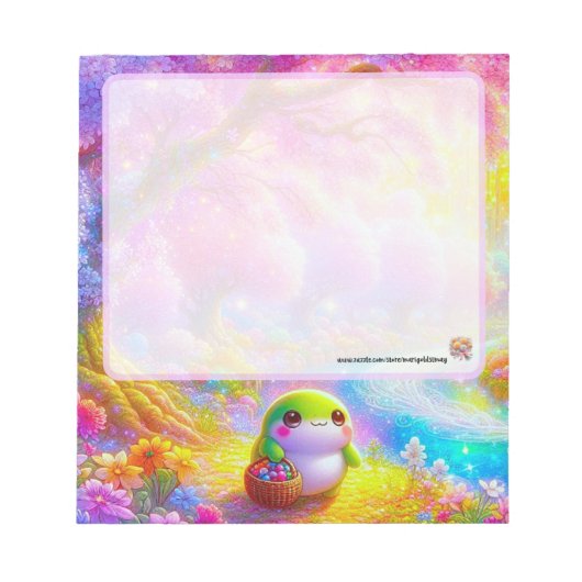 Kawaii Kikker Notitieblok (Voorkant)