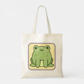 Kawaii Kikker, Pad Tote Bag (Achterkant)